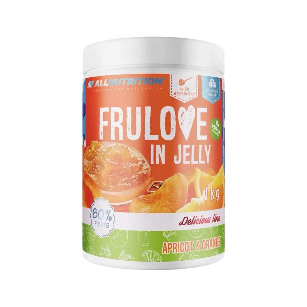 Apricot Orange Frulove In Jelly Allnutrition 1kg Apricot Orange Frulove In Jelly Allnutrition 1kg
