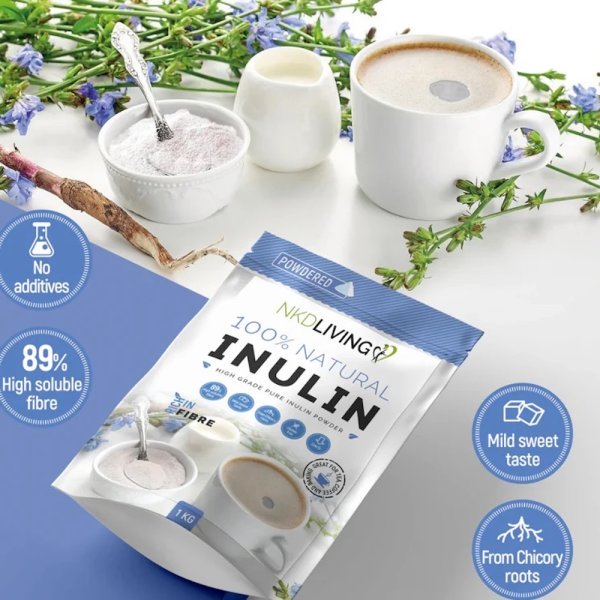 Inulin Powder 100% Natural Nkdliving Info2 1kg
