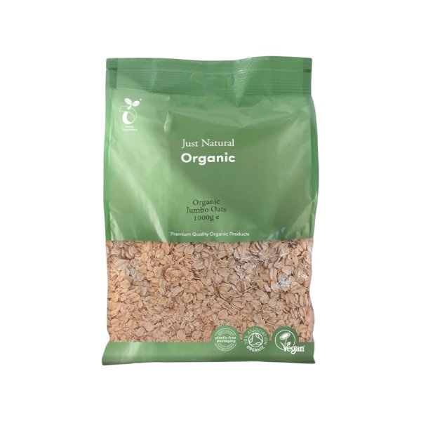 Jumbo Oats Just Natural Organic New 1kg