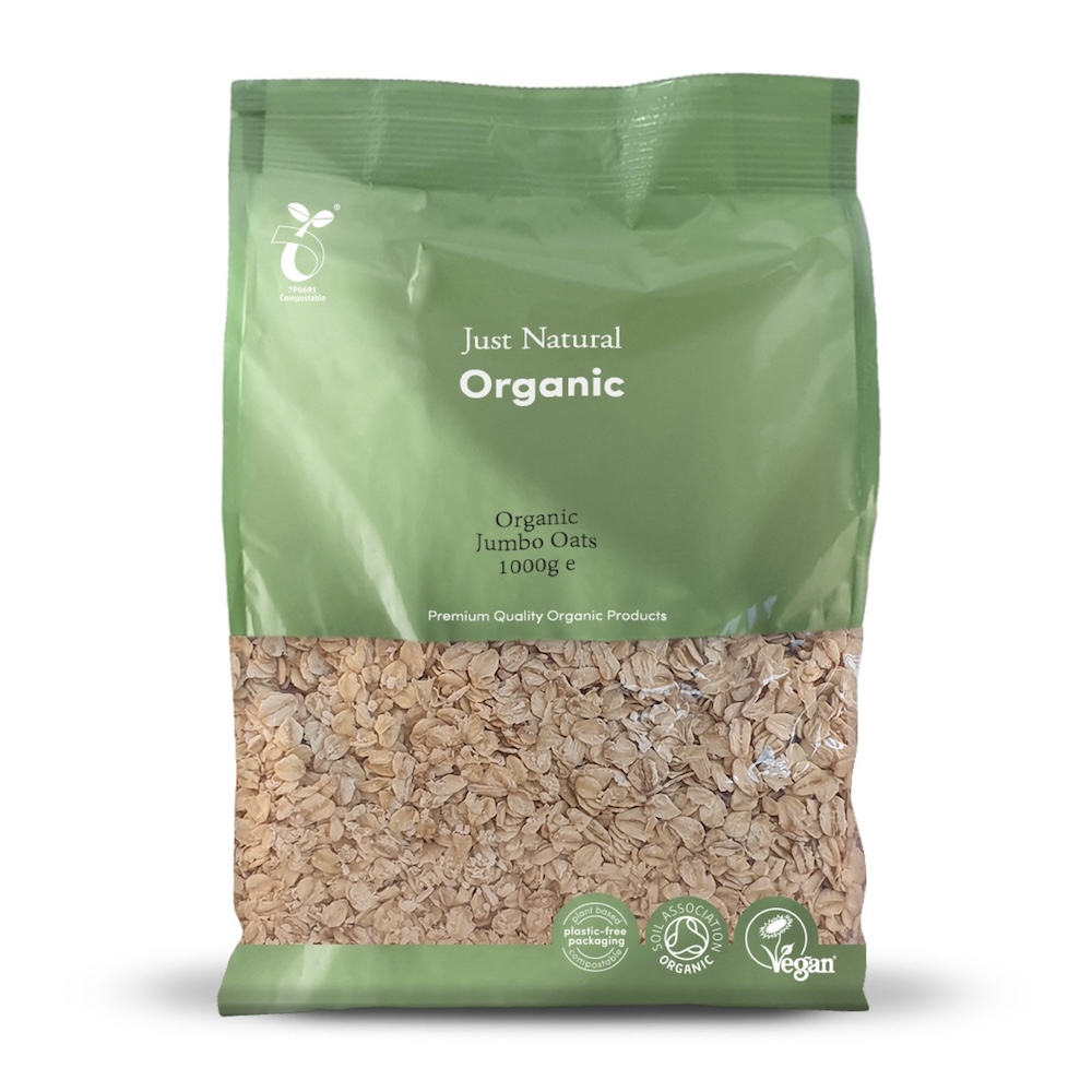 Organic Jumbo Oats 1kg Just Natural Organic Jumbo Oats 1kg Just Natural