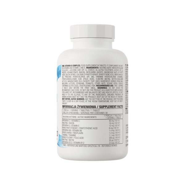 Vitamin B Complex Ostrovit Info 90 Tabs