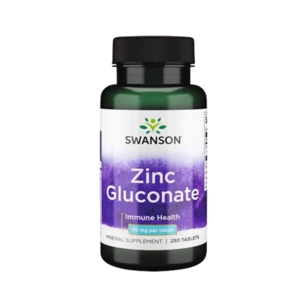 Zinc Gluconate Swanson 30mg 250 Tabs Zinc Gluconate Swanson 30mg 250 Tabs