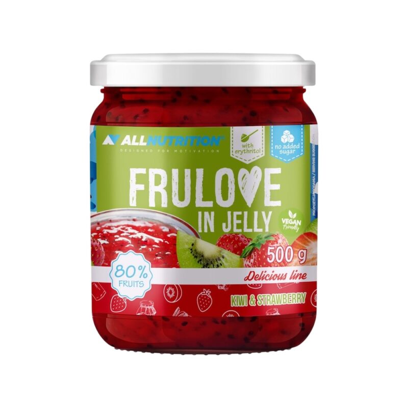 Kiwi Strawberry Frulove In Jelly Jam Allnutrition 500g