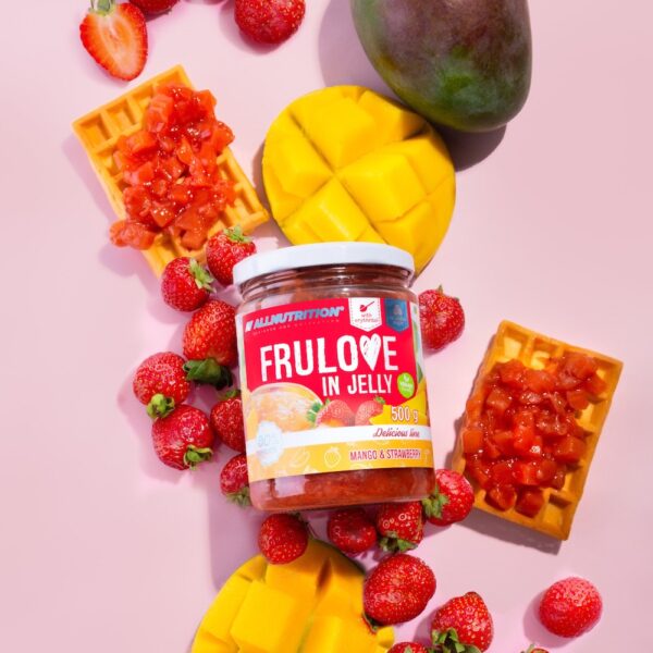 Mango Strawberry Frulove In Jelly Jam Allnutrition Picture 500g