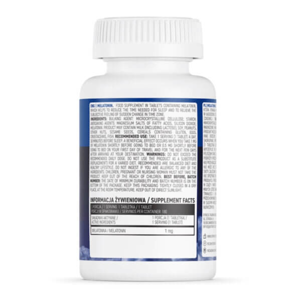 melatonin-180-tablets-ostrovit-ingredients