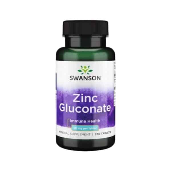 Zinc Gluconate Swanson 30mg 250 Tabs