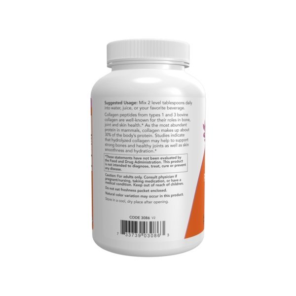 Collagen Peptides Powder Now Foods Info2 227g