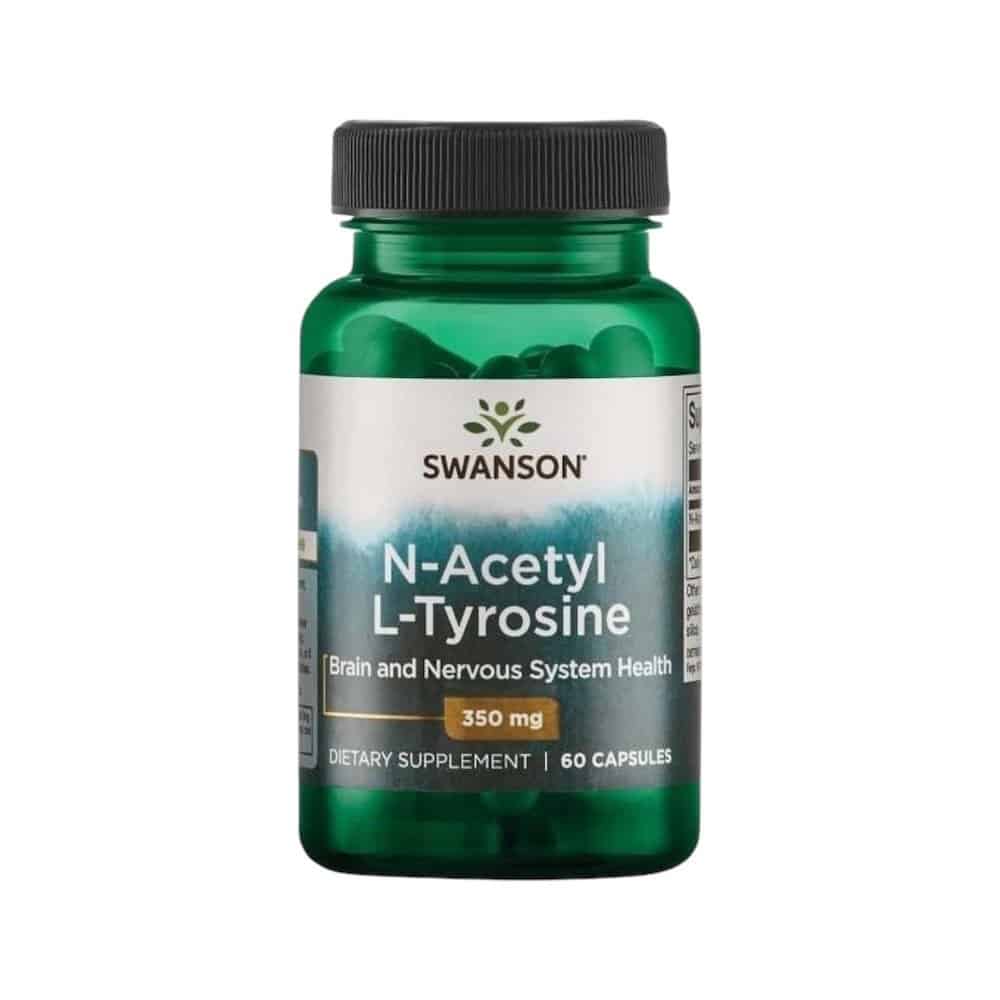 N Acetyl L Tyrosine Swanson 350mg 60 Caps N Acetyl L Tyrosine Swanson 350mg 60 Caps