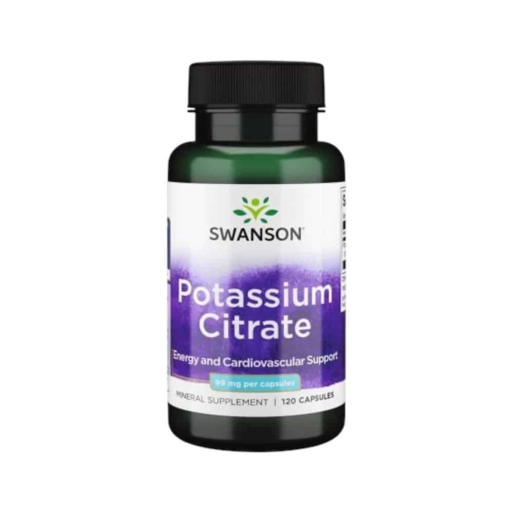Potassium Citrate Swanson 99mg 120 Caps Potassium Citrate Swanson 99mg 120 Caps