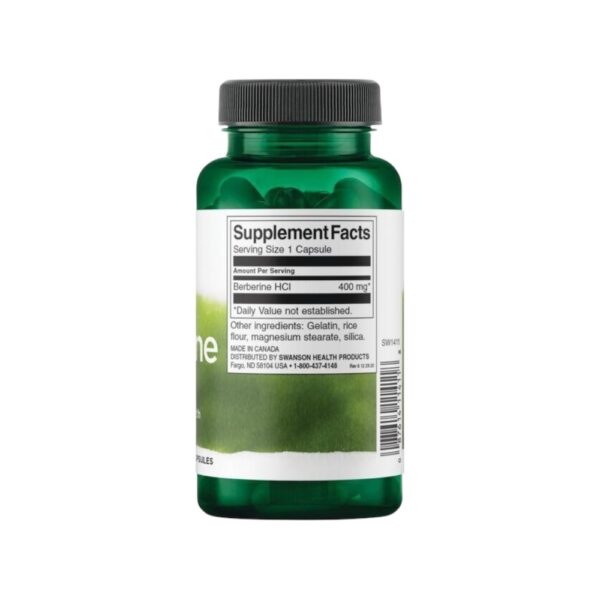 Berberine 400mg Info Swanson 60 Caps