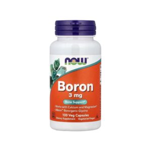 Boron 3mg Now Foods 100 Veg Capsules