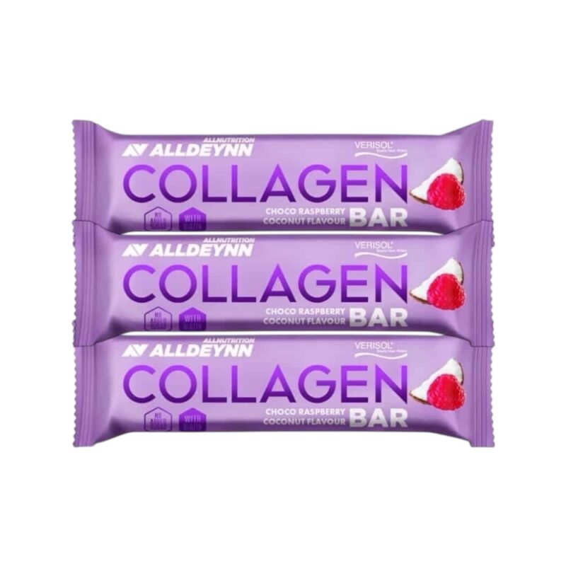 Choco Raspberry Coconut Collagen Bar Alldeynn Allnutrition 24x 40g 2