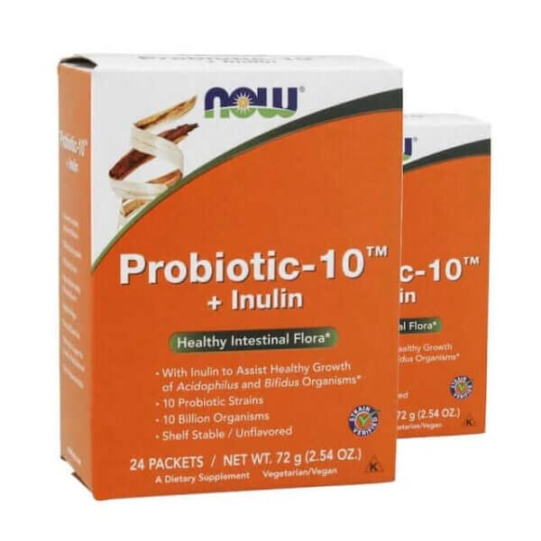 now foods probiotic 10 inulin
