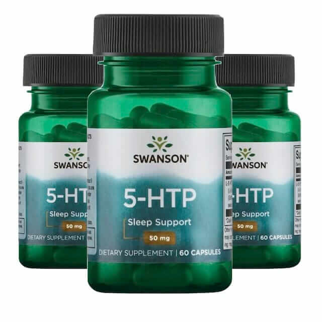 5-HTP 50mg 60 Capsules - Swanson - Fit Cookie