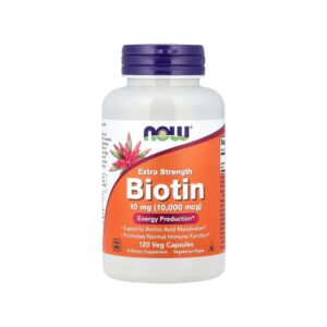 Biotin 10mg Now Foods 120 Veg Capsules