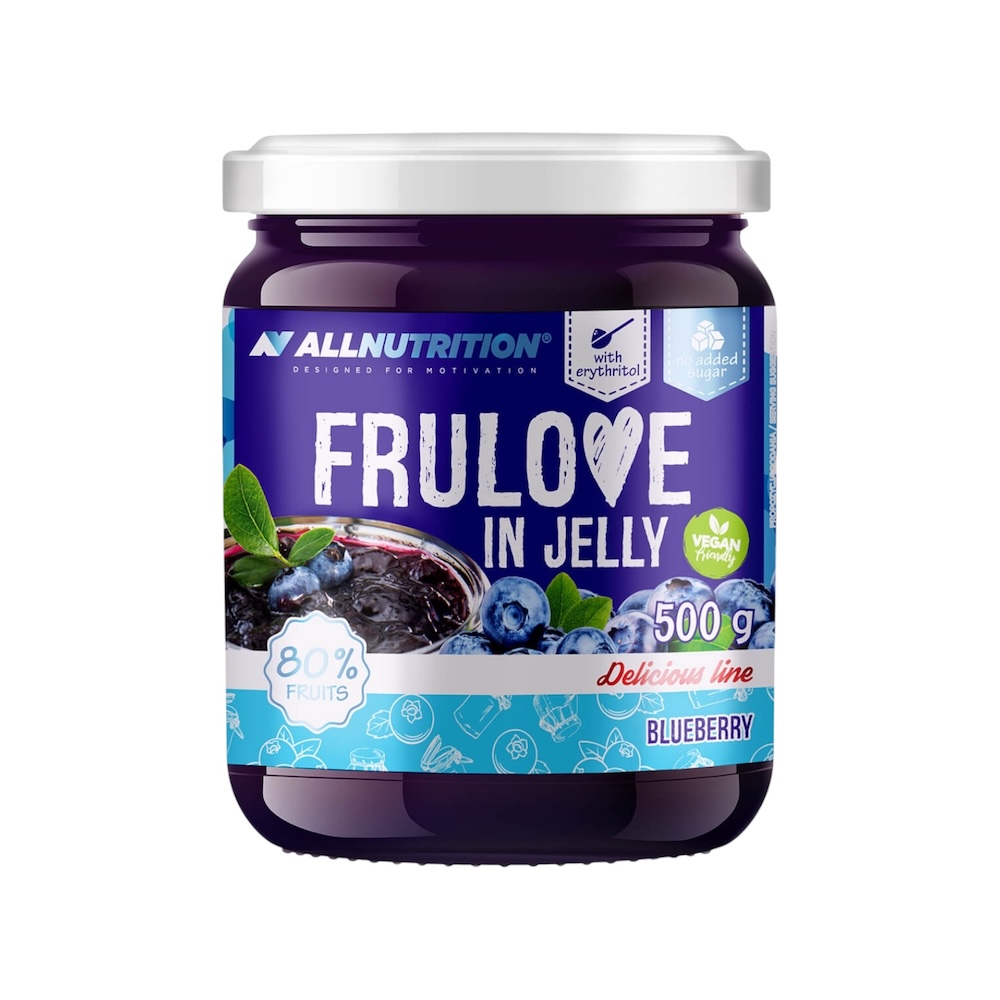 Blueberry Frulove In Jelly Jam Allnutrition 500g Blueberry Frulove In Jelly Jam Allnutrition 500g