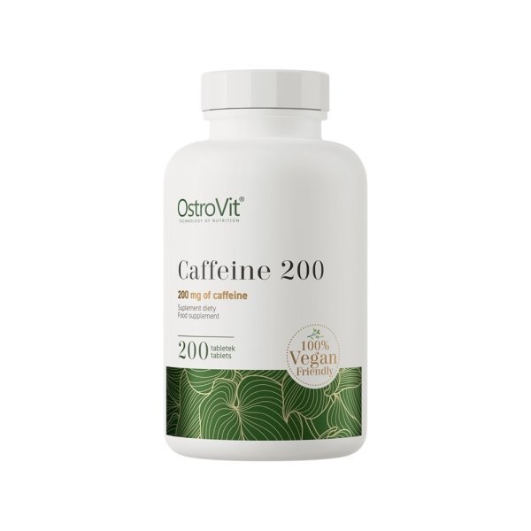Caffeine 200mg Ostrovit 200 Vegan Caps Caffeine 200mg Ostrovit 200 Vegan Caps