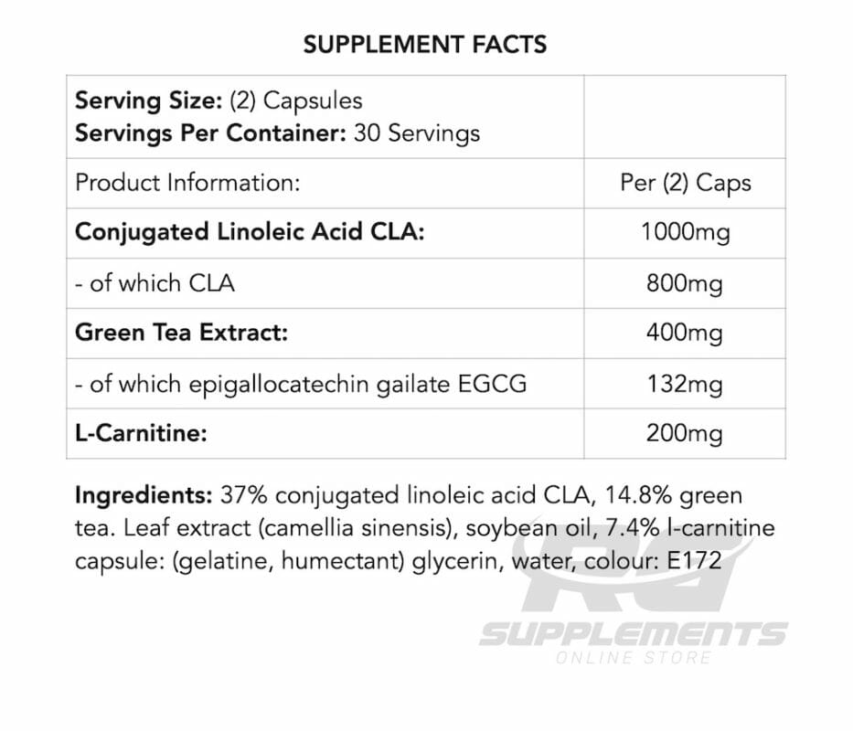 weight loss fat burner rgsupplements