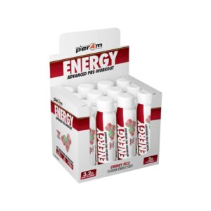 Cherry Fizz Per4m Nutrition Energy Advanced Pre Workout Shot 12x100ml