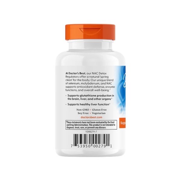 Nac Detox Regulators Doctors Best Info2 60 Veggie Capsules