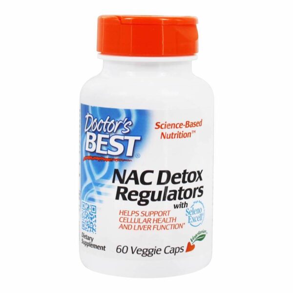 Nac Liver Support Detox Regulators Doctors Best 60veg Caps