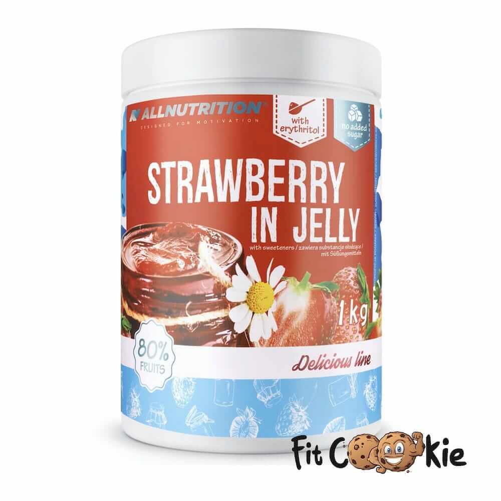 Strawberry Fruits in Jelly 1000g ALL Nutrition Fit Cookie