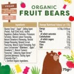 Fruit Bears Organic Biona Info 75g