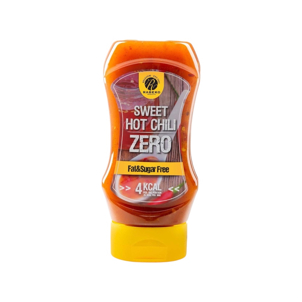 Sweet Hot Chili Rabeko Sauce Syrup Fat Free Low Sugar Free Zero Calories 350ml