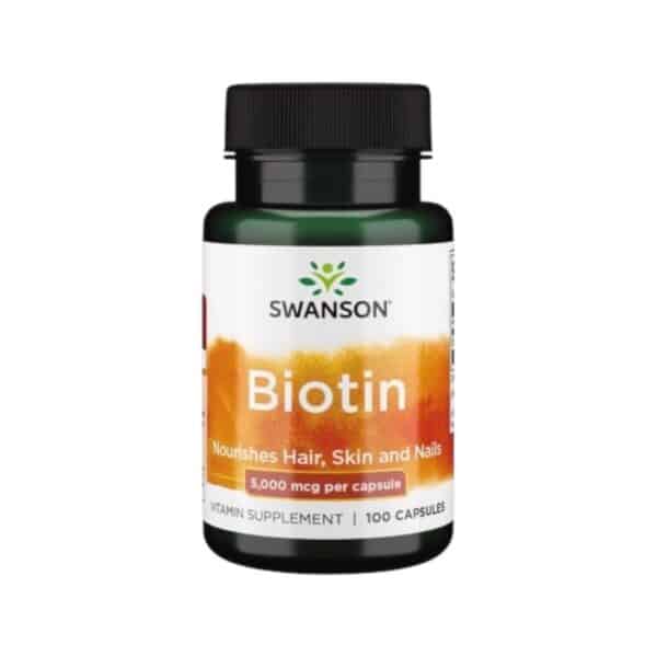 Biotin Swanson 5000mcg 100 Caps
