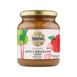 Apple Rhubarb Puree Biona Organic 1 360g