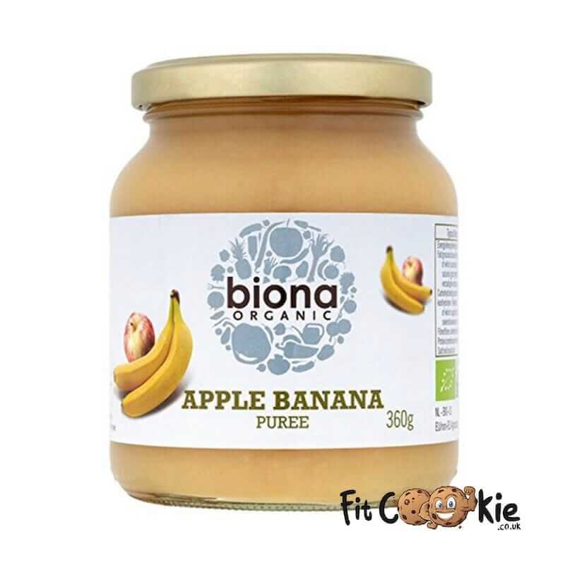 Organic Apple Banana Puree 360g Biona Organic Fit Cookie