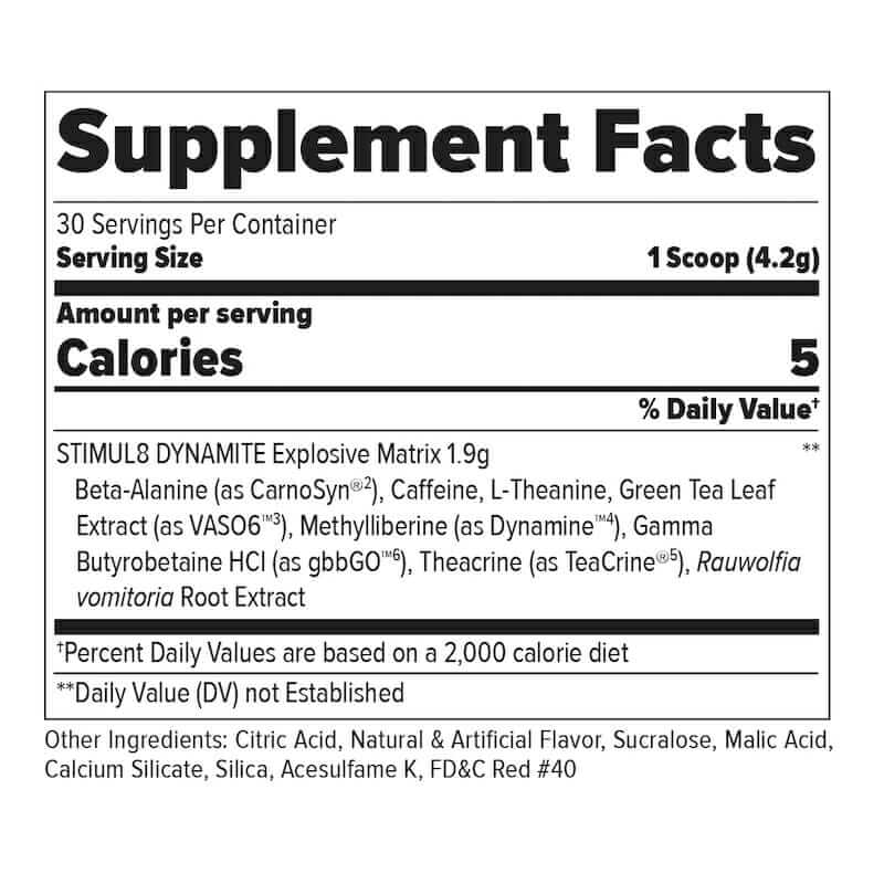 stimul8-dynamite-supplement-facts-ingredients