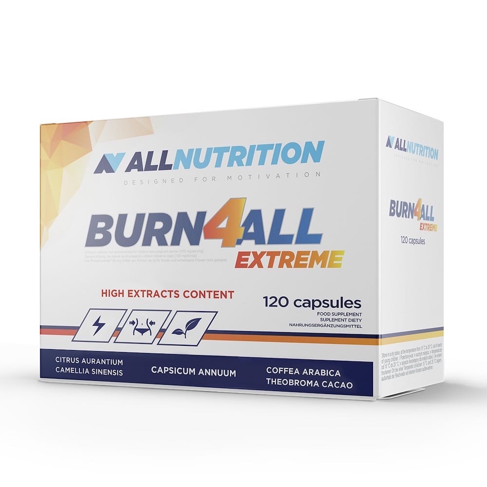 Burn4all Extreme Allnutrition Fatburner 120caps Burn4all Extreme Allnutrition Fatburner 120caps