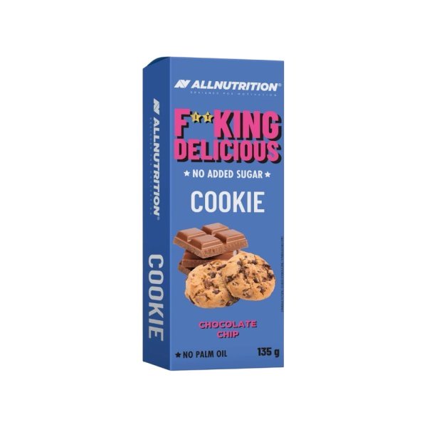 Chocolate Chip Fitking Delicious Cookie Allnutrition New 128g
