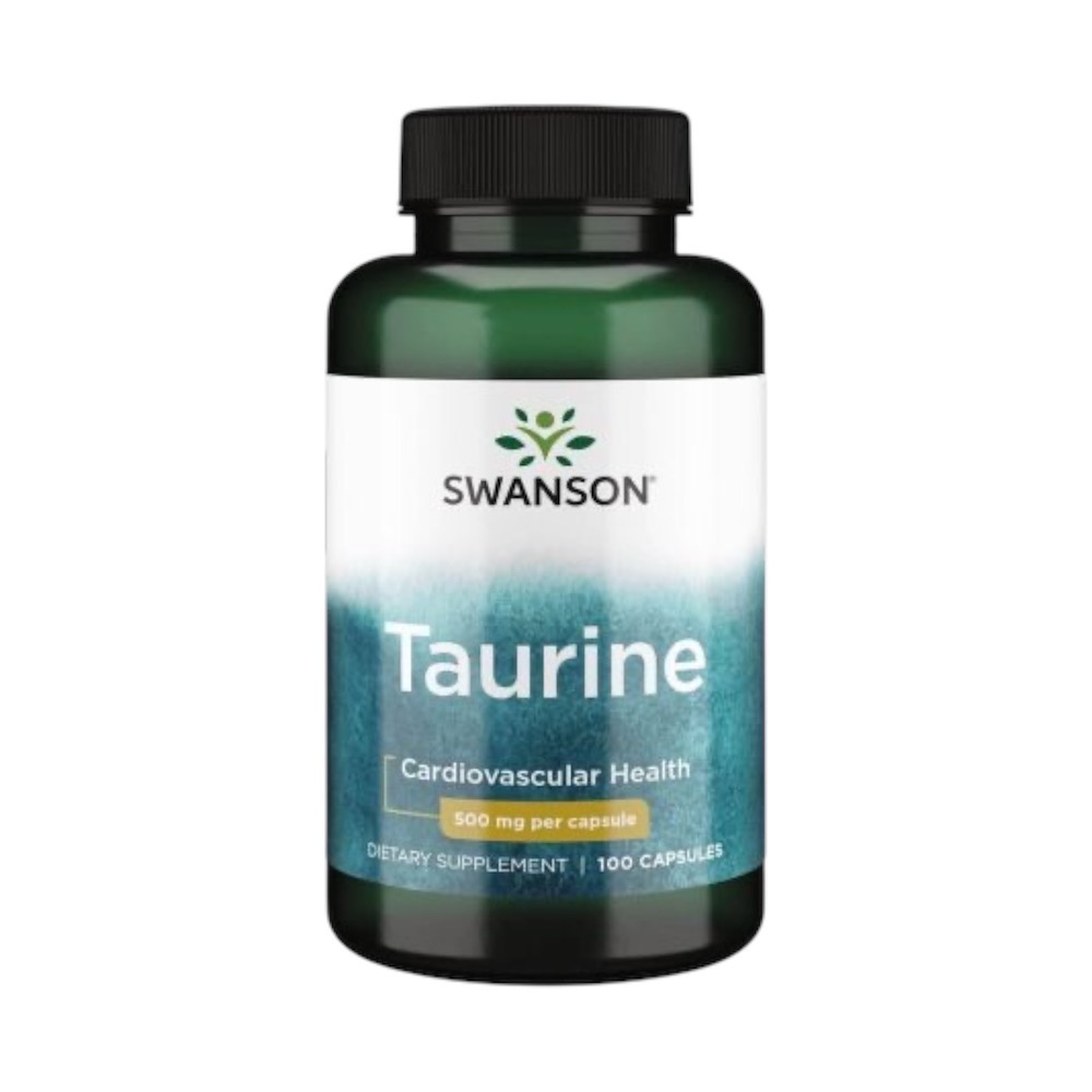 Taurine 500mg Swanson 100 Capsules