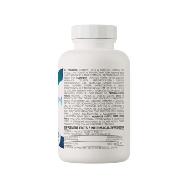 Potassium Ostrovit Info 90 Tabs