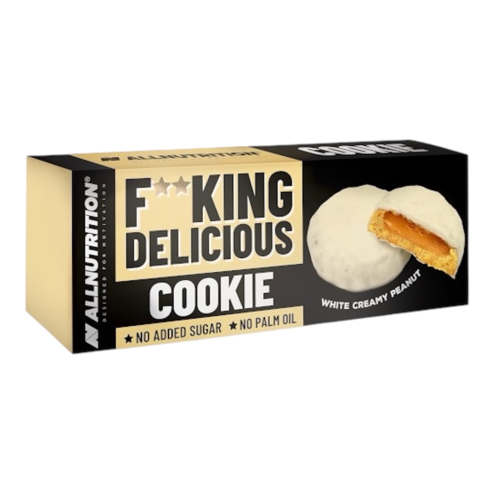 White Creamy Peanut Fitking Delicious Cookie Allnutrition New 128g White Creamy Peanut Fitking Delicious Cookie Allnutrition New 128g