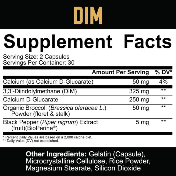 Dim For Per Box DIM 60 Caps - 5% Core - FitCookie