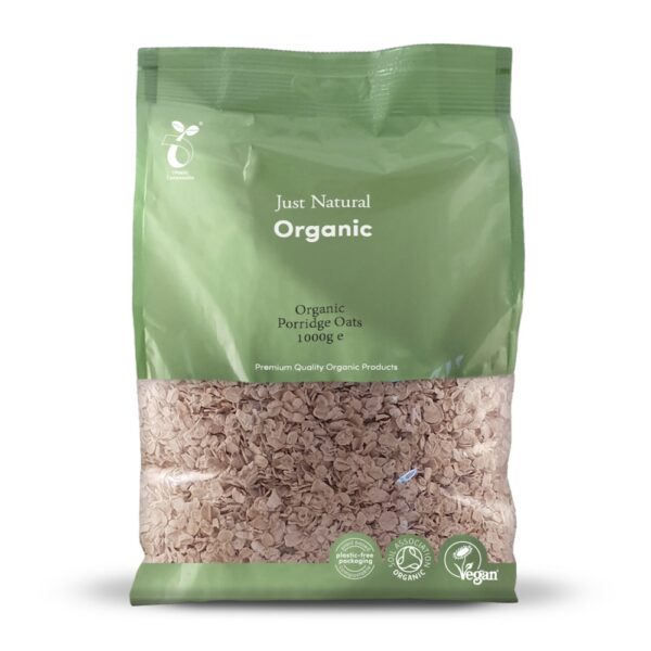 Organic Porridge Oats 1kg Just Natural