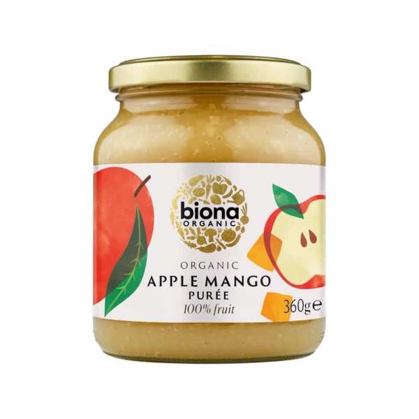 Apple Mango Puree Biona Organic New 360g
