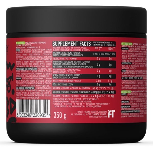 Mr Tonito Sugar Free Jelly Cherry Fitcookie