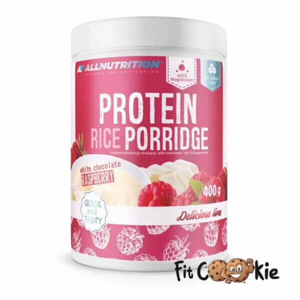 Protein Rice Porridge 400g All Nutrition White Chocolate Raspberry