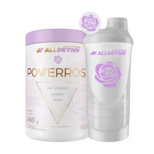 Powerrose White Shaker Promo Alldeynn Allnutrition