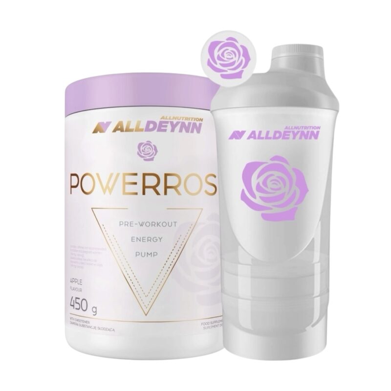 Powerrose White Shaker Promo Alldeynn Allnutrition