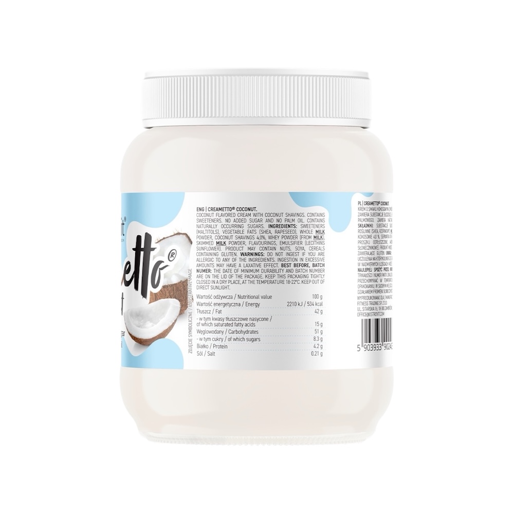 Coconut Info Creametto Spread Chocolate Ostrovit 350g Coconut Info Creametto Spread Chocolate Ostrovit 350g