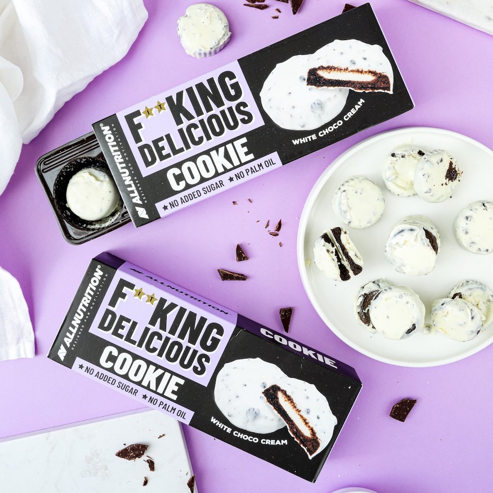 White Choco Cream Fitking Delicious Cookie Allnutrition Info 128g