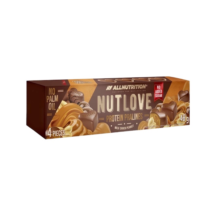 Nutlove Protein Pralines Milk Choco Peanut Allnutrition 48g