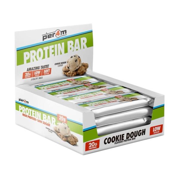 Cookie Dough Protein Bars Box Per4m Nutrition 12x 62g Cookie Dough Protein Bars Box Per4m Nutrition 12x 62g