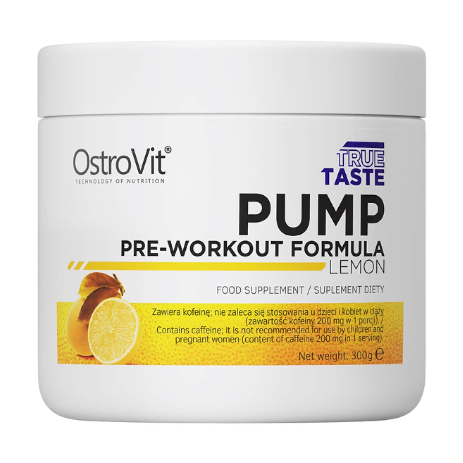 ostrovit-pump-pre-workout-300g-lemon ostrovit-pump-pre-workout-300g-lemon