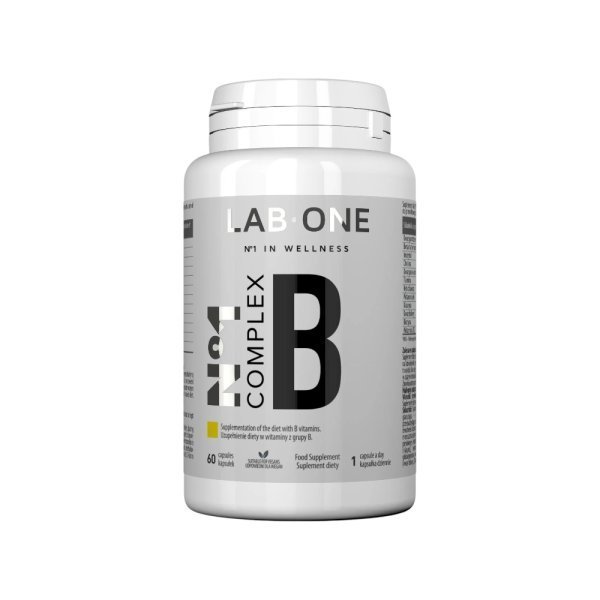 B Complex Lab One Wellness 60 Veg Caps B Complex Lab One Wellness 60 Veg Caps
